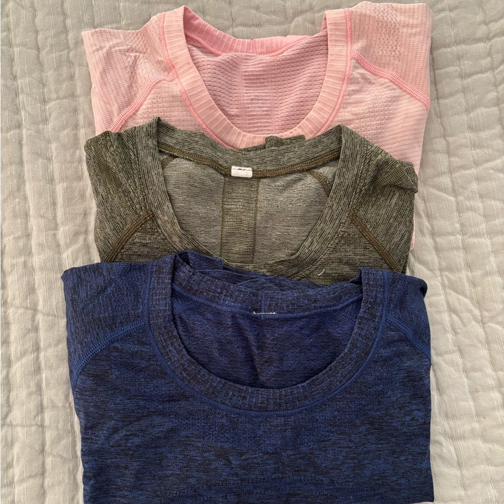 Three Lulu lemon tops!